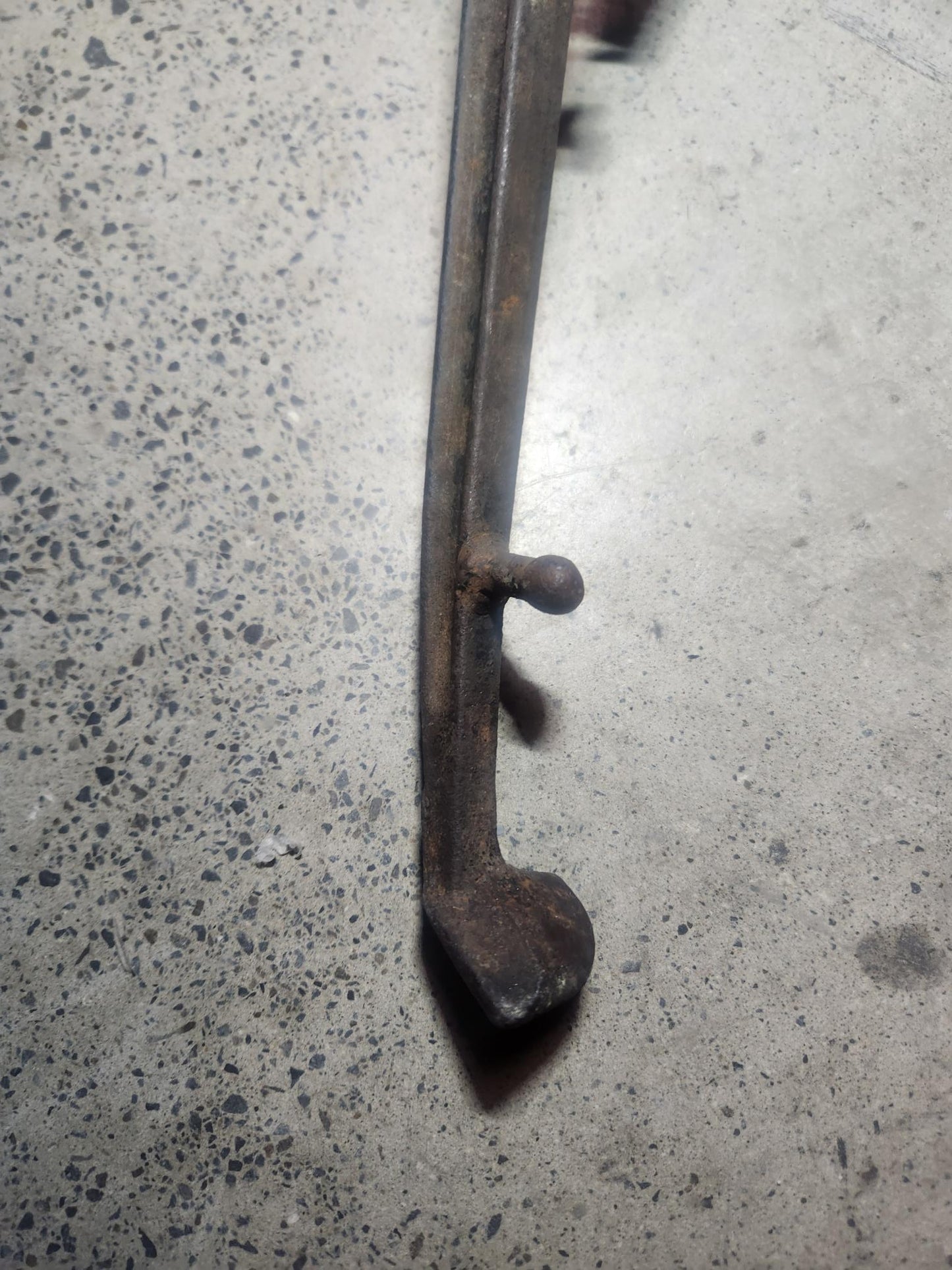 Suzuki RG250 GJ-21B Used Side Stand with Mounting Bracket