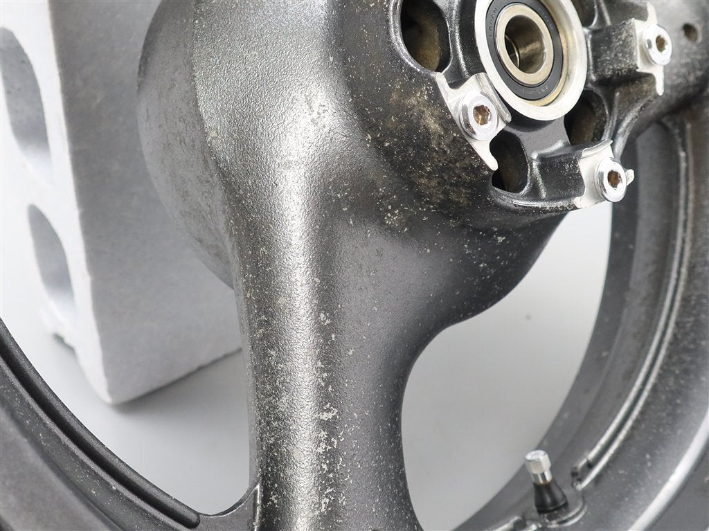 1989 Suzuki GSX-R1100K Rear Rim with Pirelli Diablo Rosso Tire