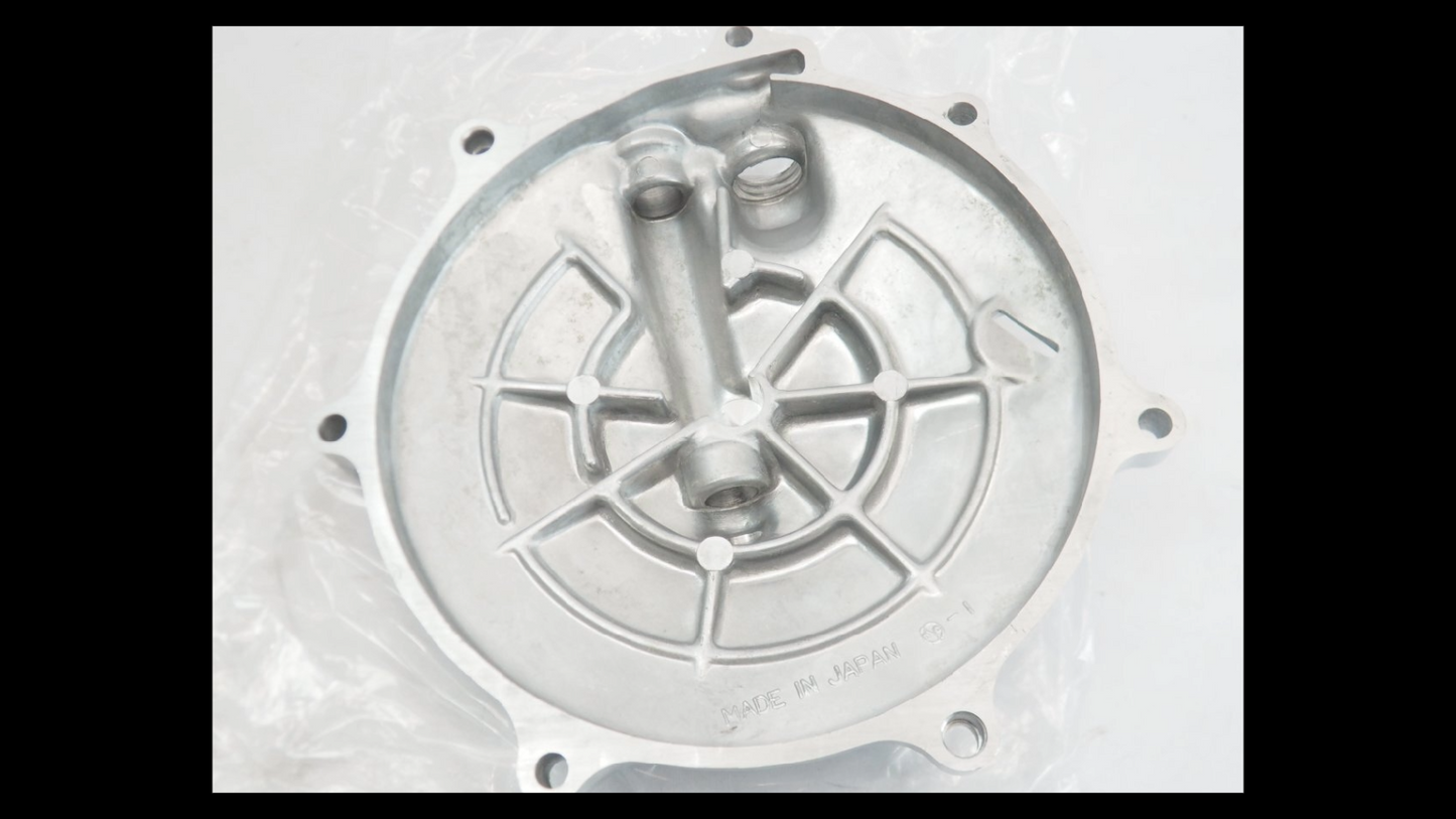 New Old Stock Clutch Cover – Kawasaki KR-1 / KR250B | Genuine OEM Engine Cover (Part No. 14024-1821)