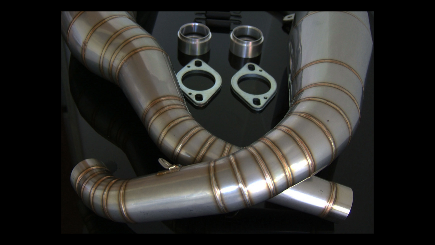 TYGA GP-Type Stainless Steel Exhaust Chambers – Suzuki RGV250 VJ22 (EXCS-0010)