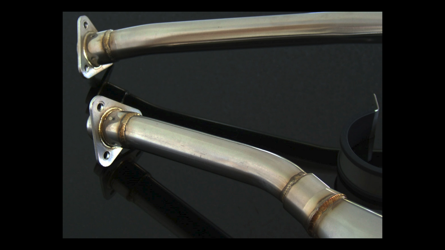 TYGA GP-Type Stainless Steel Exhaust Chambers – Suzuki RGV250 VJ22 (EXCS-0010)
