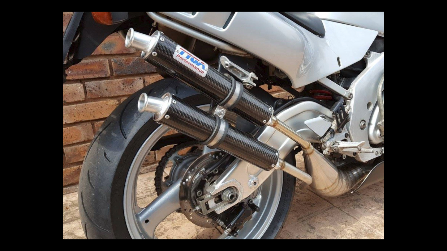TYGA GP-Type Stainless Steel Exhaust Chambers – Suzuki RGV250 VJ22 (EXCS-0010)