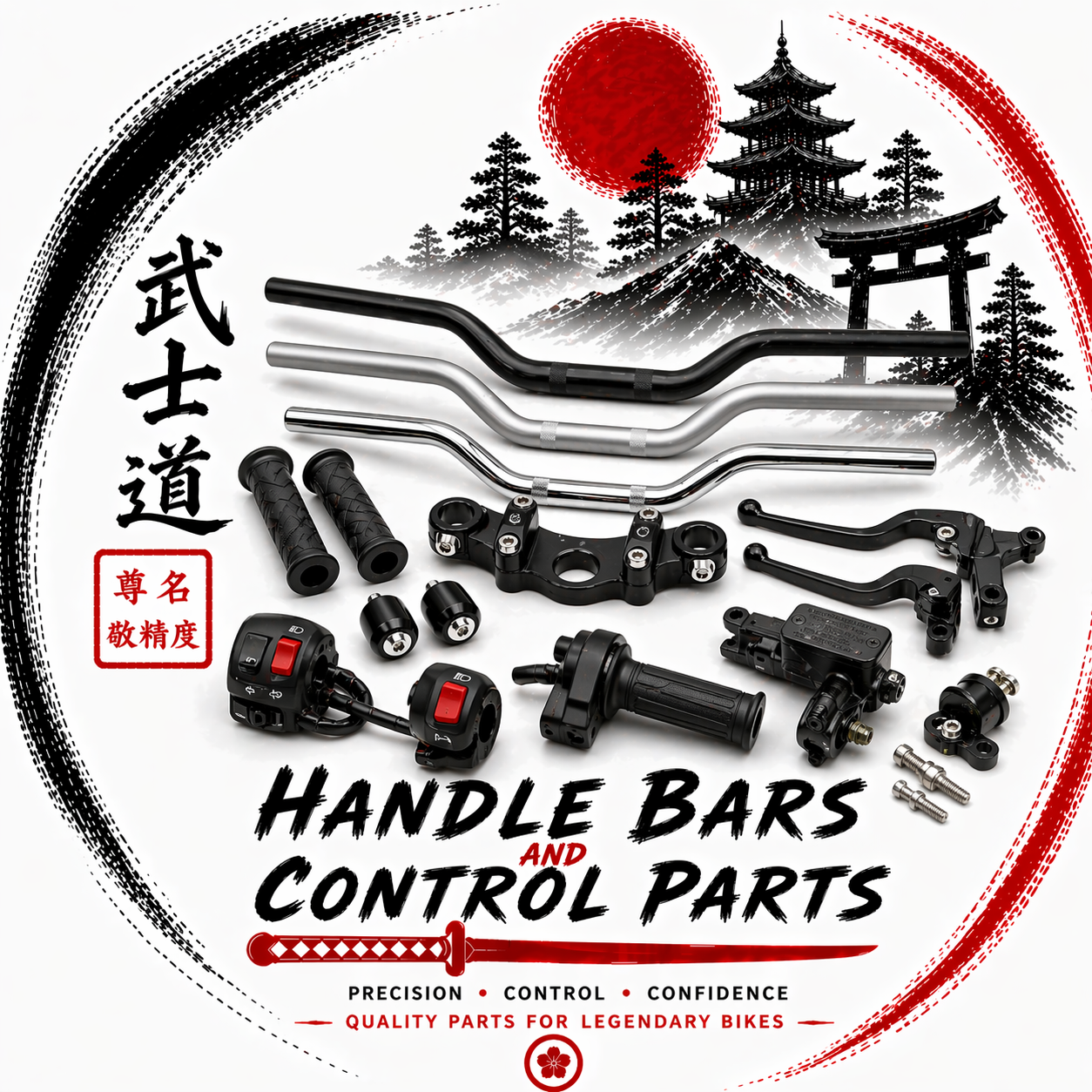 Handle Bars and Control Parts