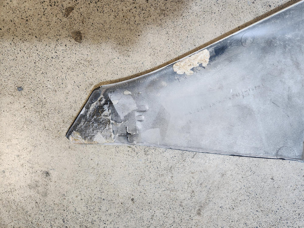 1983 Suzuki RG250WD Left-Hand Frame Side Cover – Damaged/Repairable