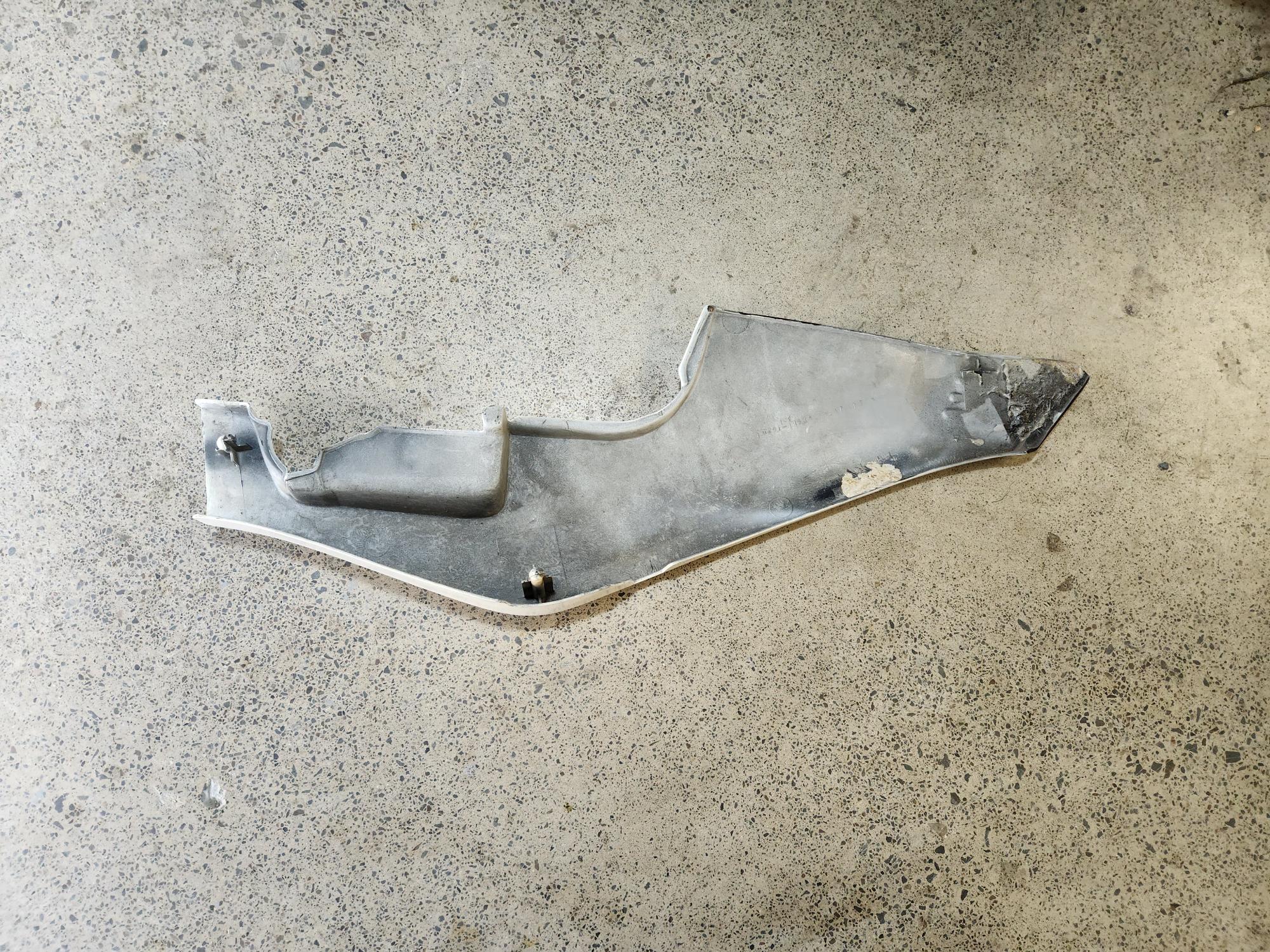 1983 Suzuki RG250WD Left-Hand Frame Side Cover – Damaged/Repairable