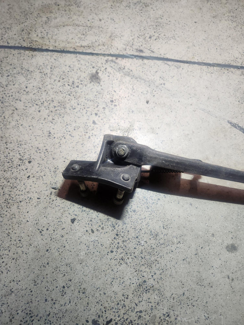 Suzuki RG250 GJ-21B Used Side Stand with Mounting Bracket