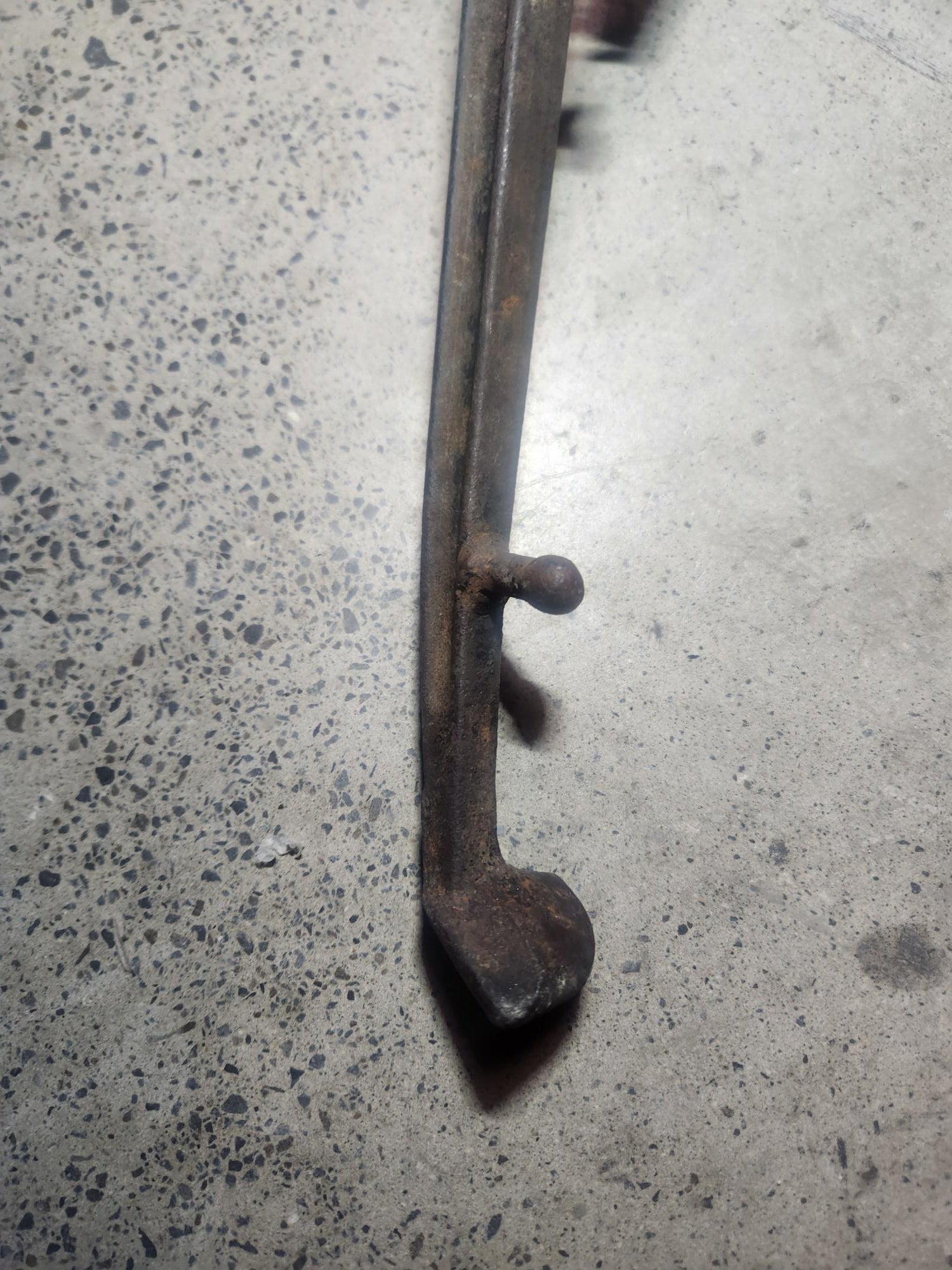 Suzuki RG250 GJ-21B Used Side Stand with Mounting Bracket