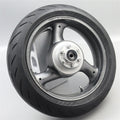 1989 Suzuki GSX-R1100K Rear Rim with Pirelli Diablo Rosso Tire