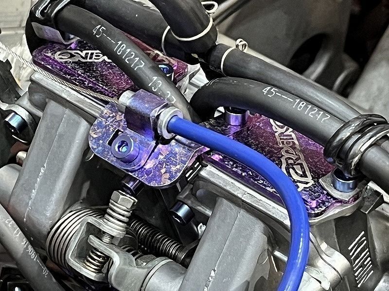 T2 Racing Titanium Choke Wire Holder