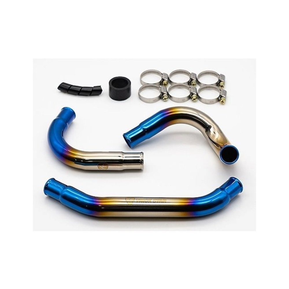 Trick Star Titanium Radiator Pipe Set – ZX-25R / ZX-4R