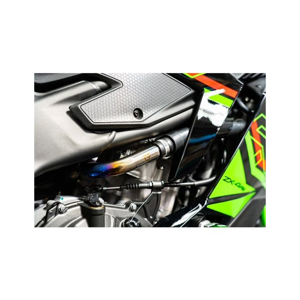 Trick Star Titanium Radiator Pipe Set – ZX-25R / ZX-4R