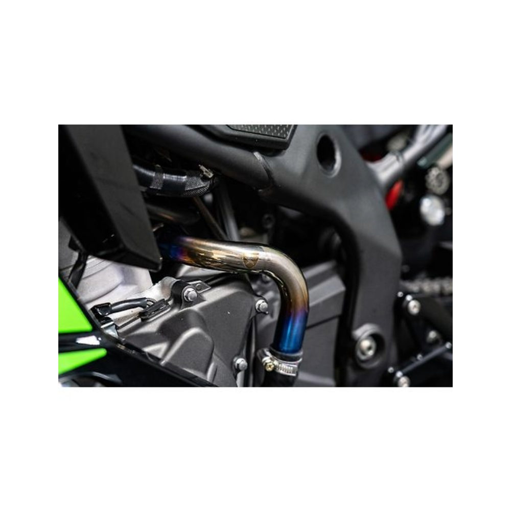 Trick Star Titanium Radiator Pipe Set – ZX-25R / ZX-4R