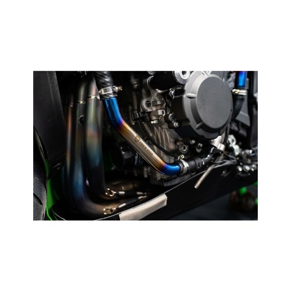 Trick Star Titanium Radiator Pipe Set – ZX-25R / ZX-4R