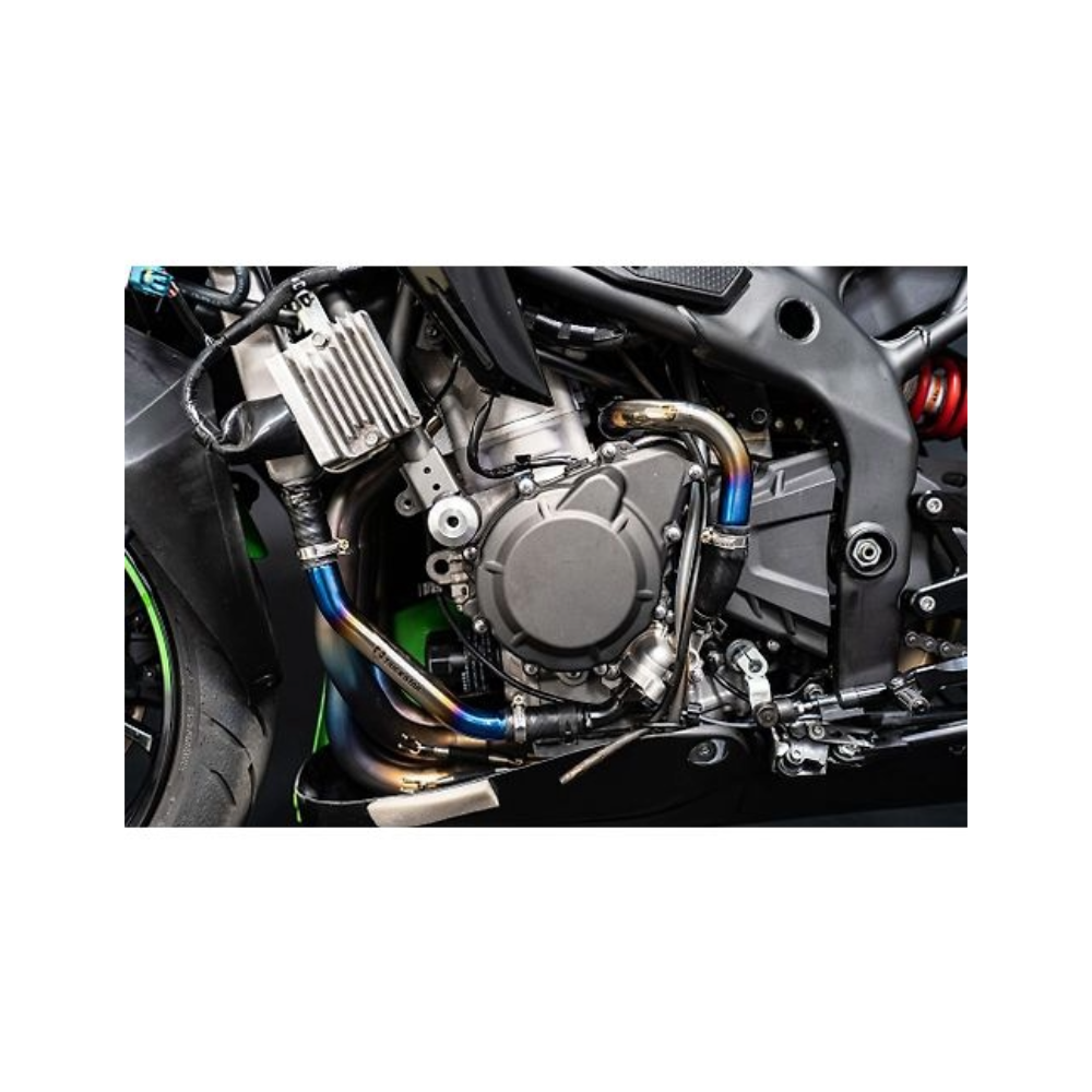 Trick Star Titanium Radiator Pipe Set – ZX-25R / ZX-4R