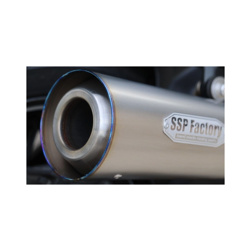 SSP Factory WAGIRI Megaphone Exhaust – Titanium Racing System (GSX750S / GSX1100S)