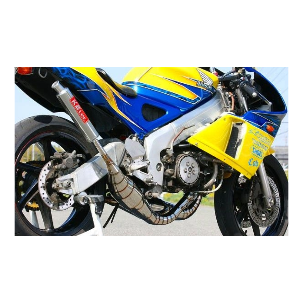 K2TEC Mirror Surface Stainless Exhaust Chamber TYPE-2 – NSR250R MC21