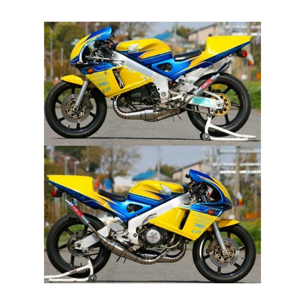 K2TEC Mirror Surface Stainless Exhaust Chamber TYPE-2 – NSR250R MC21