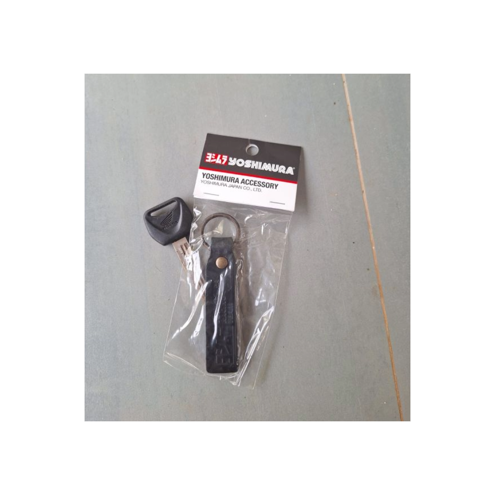 YOSHIMURA LEATHER KEY CHAIN – BLACK