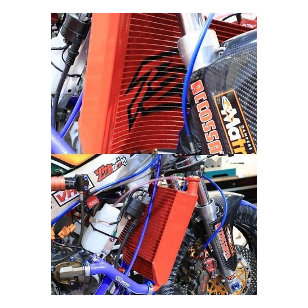 T2RACING 2-LAYER RADIATOR TYPE-2 PAINTED fits NSR250R MC18 / MC21 / MC28