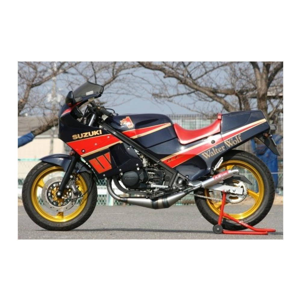 K2TEC STRAIGHT EXHAUST CHAMBER TYPE-1 fits RG250 GAMMA GJ21B