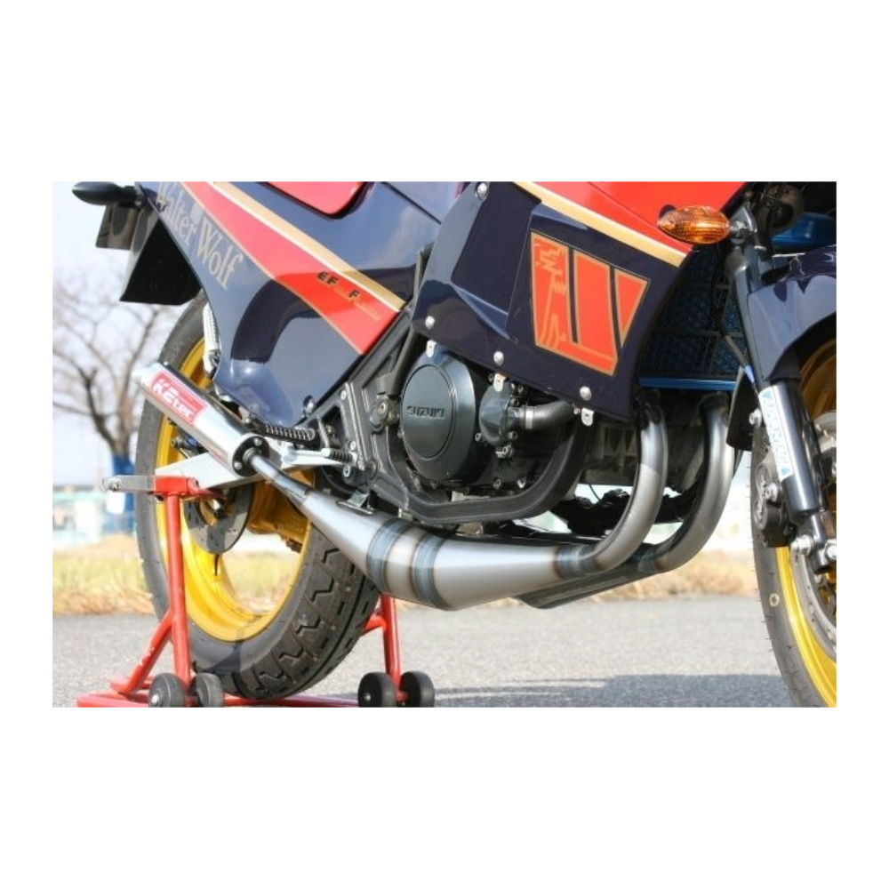 K2TEC STRAIGHT EXHAUST CHAMBER TYPE-1 fits RG250 GAMMA GJ21B