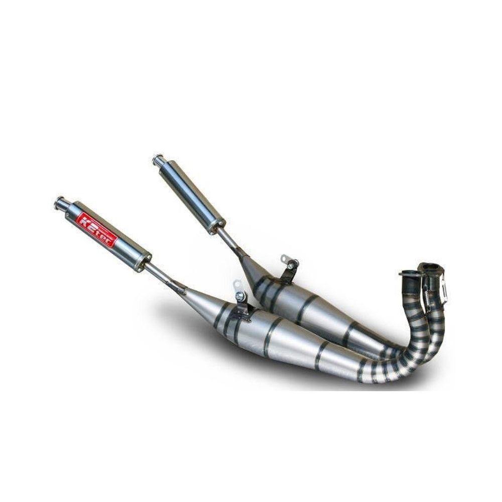 K2TEC Straight Exhaust Chamber TYPE-2 fits Kawasaki KR-1 / KR-1S / KR-1R