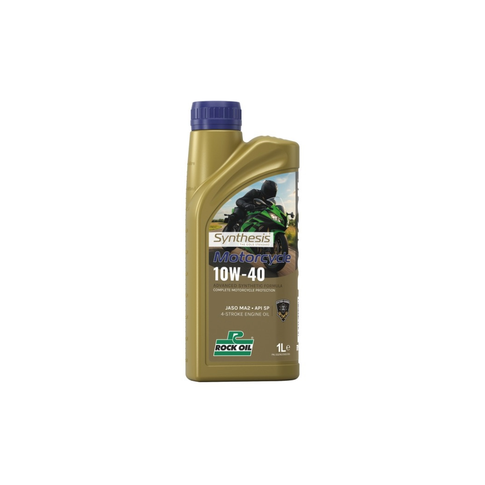 ROCK OIL SYNTHESIS 10W-40 FULLY SYNTHETIC MOTORCYCLE OIL — 1L