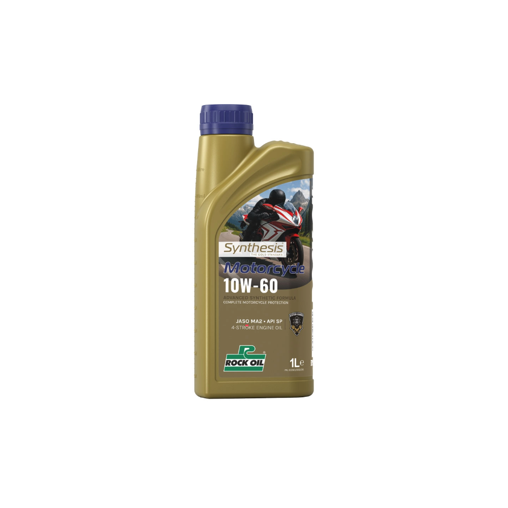 ROCK OIL SYNTHESIS 10W-60 FULLY SYNTHETIC MOTORCYCLE OIL — 1L