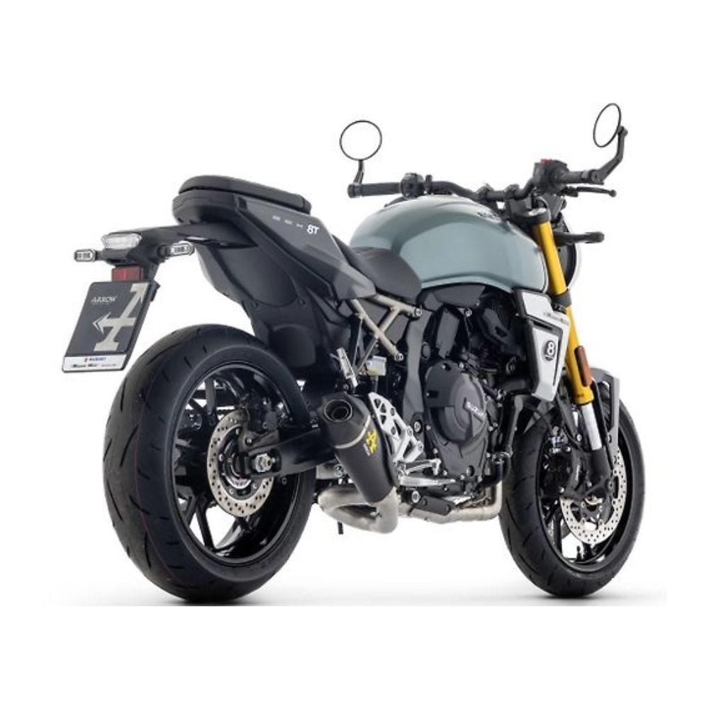 Arrow Works Racing Full Exhaust System – Carbon End Cap (GSX-8R & GSX-8S)