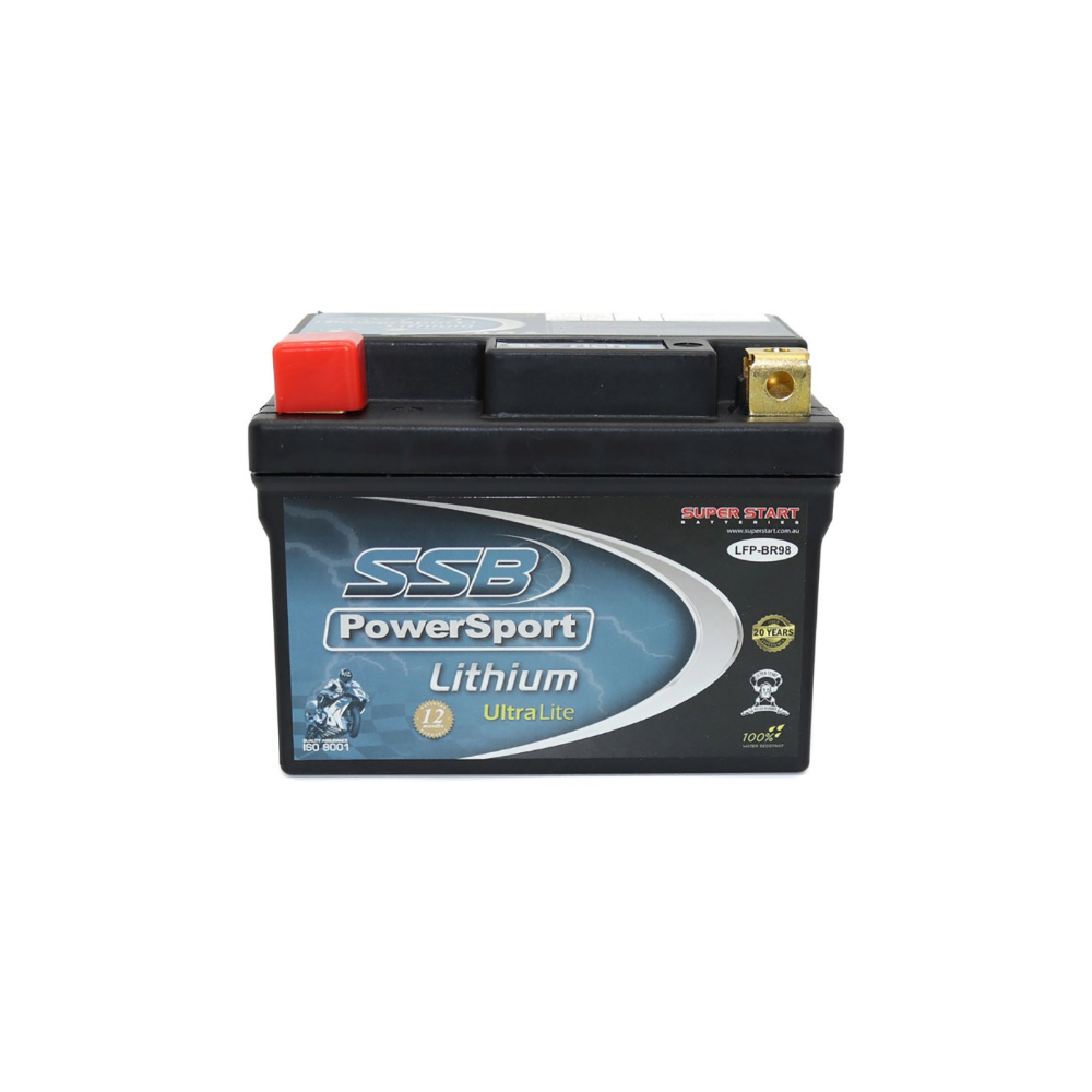 SSB Lithium Iron Phosphate Motorcycle Battery – 12V 160CCA (High Performance)