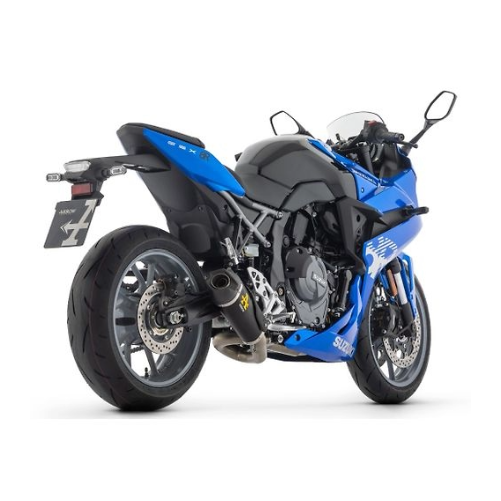 Arrow Works Racing Full Exhaust System – Carbon End Cap (GSX-8R & GSX-8S)