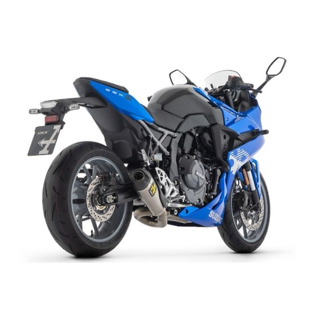 Arrow Works Racing Full Exhaust System – Carbon End Cap (GSX-8R & GSX-8S)