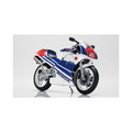 Aoshima SKYNET 1/12 Scale Complete Motorcycle Model – Honda NSR250R '89 Ross White × Terra Blue