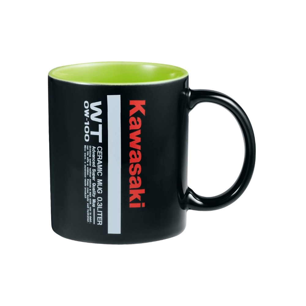 Kawasaki Oil Can Style Ceramic Mug – Genuine Kawasaki