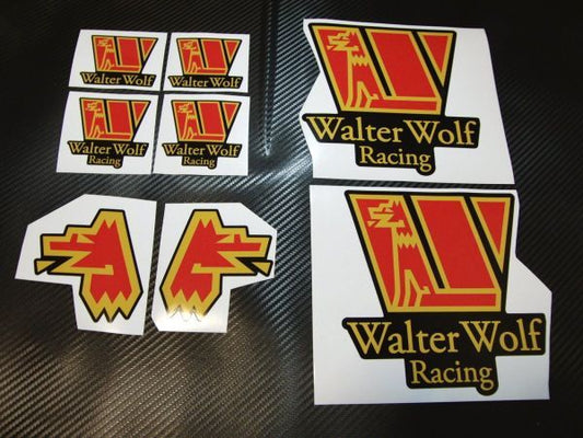Walter Wolf Racing Sticker Set – For RG250, RG400, RG500, RGV, GSX-R | Weather-Resistant Vinyl