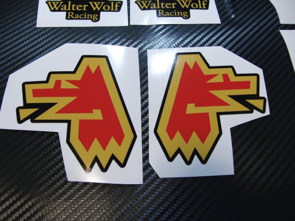 Walter Wolf Racing Sticker Set – For RG250, RG400, RG500, RGV, GSX-R | Weather-Resistant Vinyl