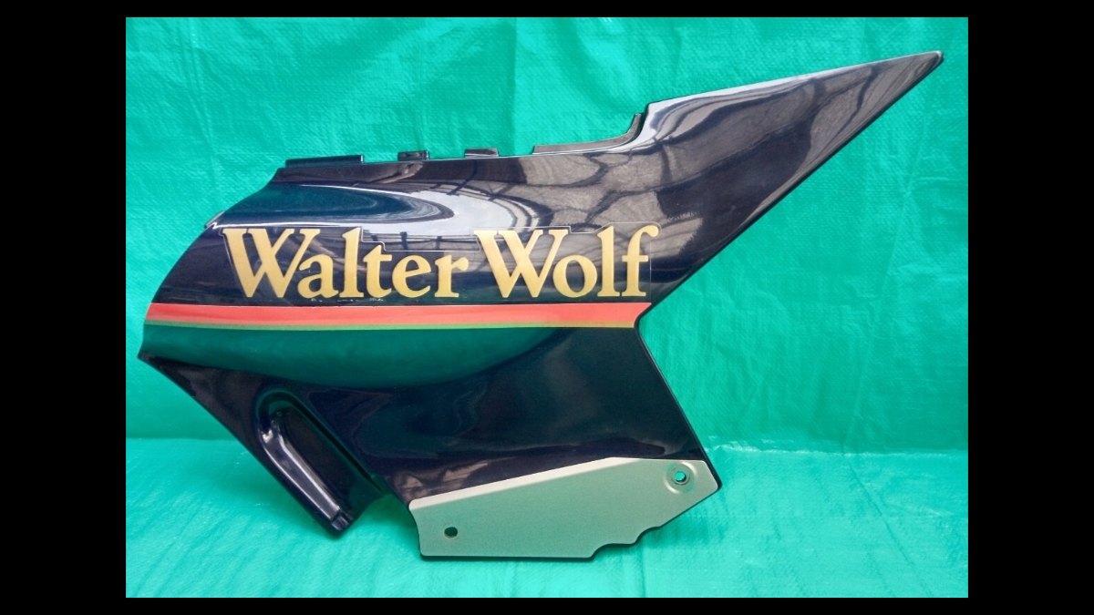 Suzuki RG400 / RG500 Gamma Walter Wolf Type 2 Right Side Cover – Genuine OEM, Rare