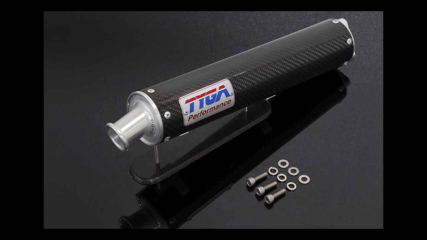 TYGA Carbon Fiber Two-Stroke Silencer Assembly