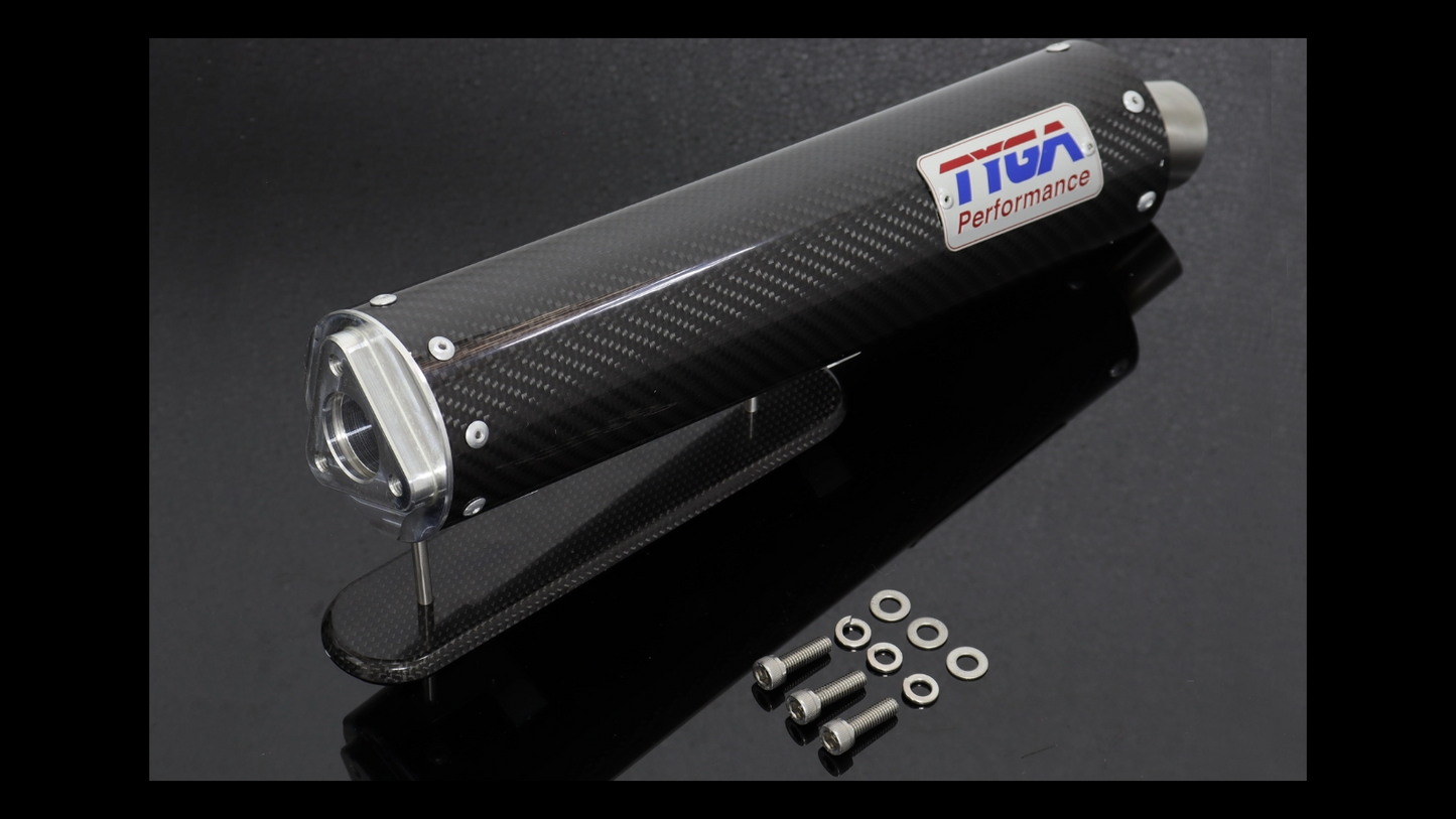 TYGA Carbon Fiber Two-Stroke Silencer Assembly