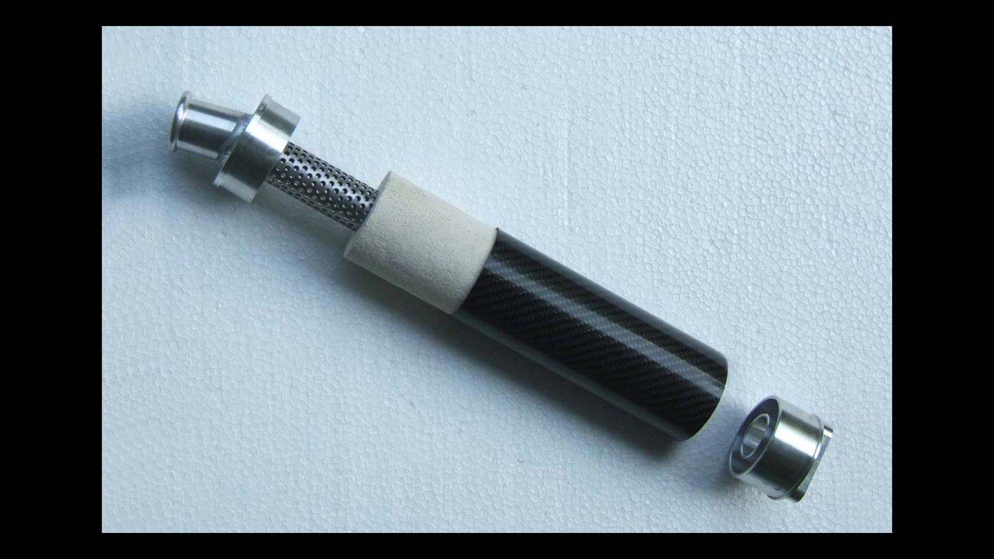 TYGA Carbon Fiber Two-Stroke Silencer Assembly
