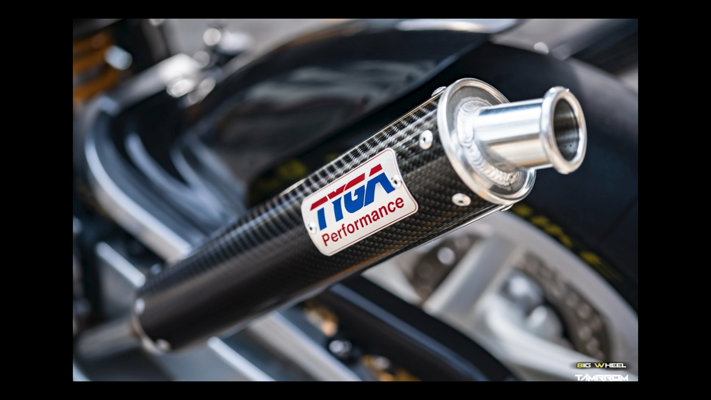TYGA Carbon Fiber Two-Stroke Silencer Assembly