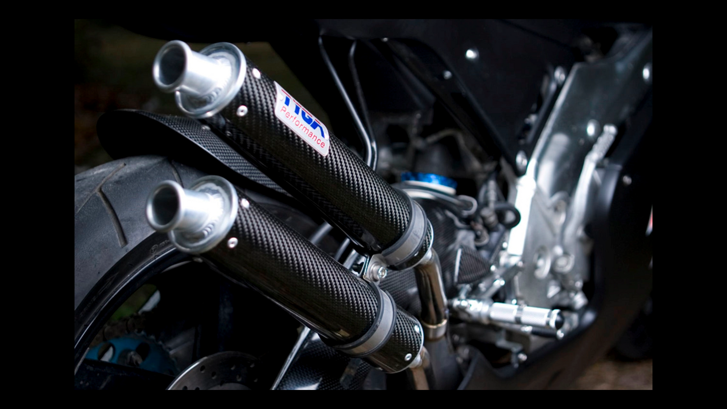 TYGA Carbon Fiber Two-Stroke Silencer Assembly