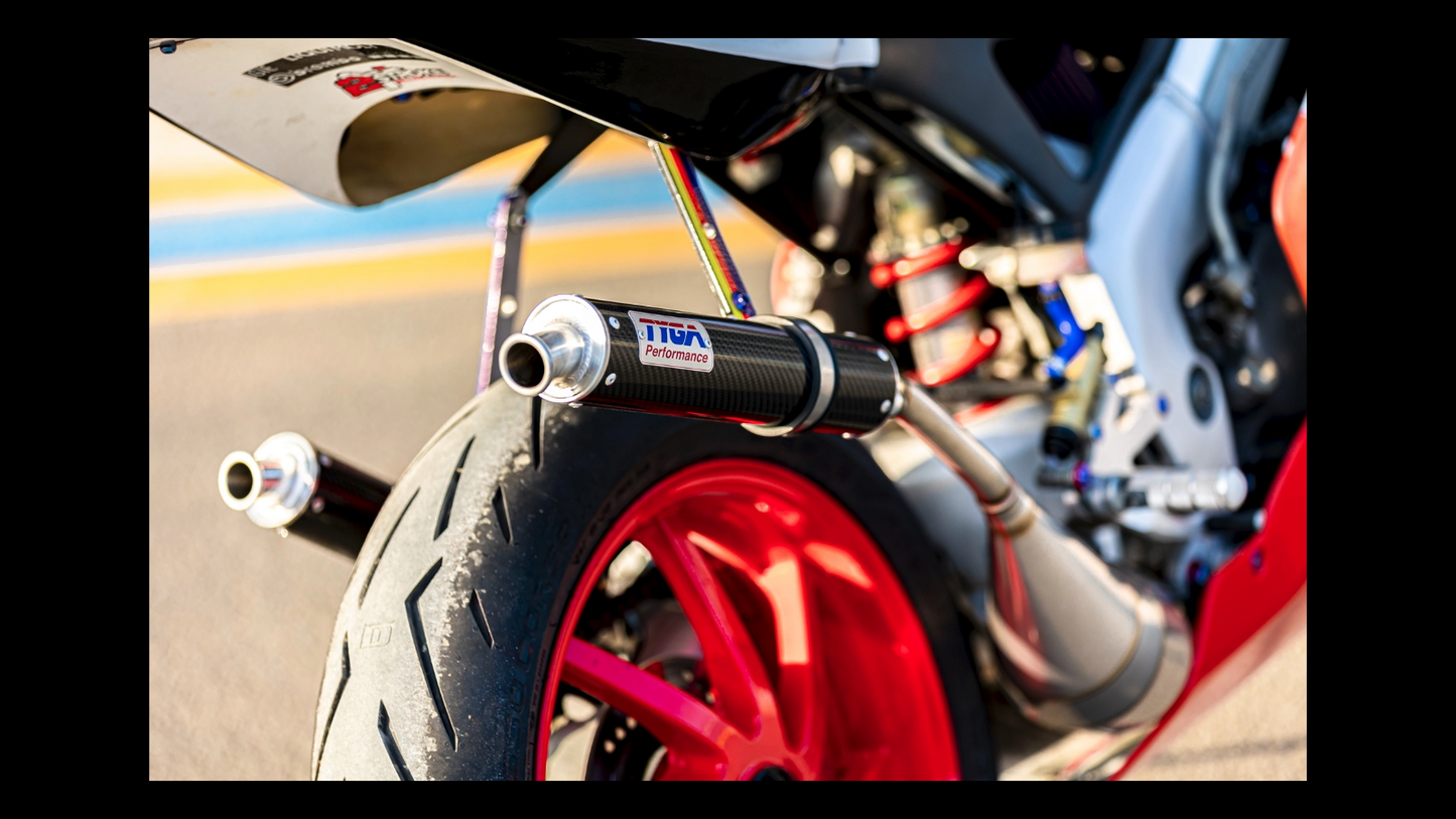 TYGA Carbon Fiber Two-Stroke Silencer Assembly