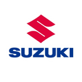 Suzuki logo with a red and blue color scheme on a white background.